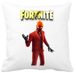 printfashion Inferno Fortnite - Párnahuzat, Díszpárnahuzat - Fehér (2441974)