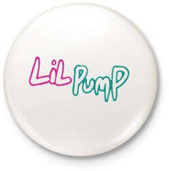 printfashion Lil Pump színes - Kitűző, hűtőmágnes - Fehér (5684013)