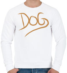printfashion Dog Lover - Férfi pulóver - Fehér (982200)