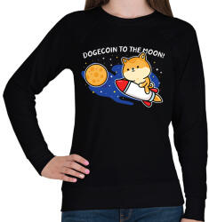 printfashion BITCOIN 4EVER 15 - Női pulóver - Fekete (6007888)