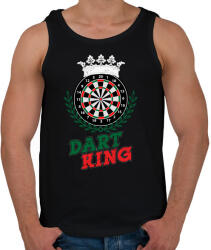 printfashion Dart King - Férfi atléta - Fekete (1054906)