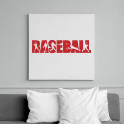 printfashion Baseball - Vászonkép - Fehér (15808199)
