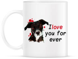 printfashion i love you for ever - Bögre - Fehér (1473092)