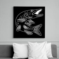 printfashion csuka - Vászonkép - Fekete (6658262)