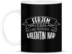 printfashion Férjem van - Bögre - Fekete (11644293)