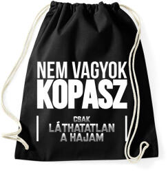 printfashion Láthatatlan a hajam - Sportzsák, Tornazsák - Fekete (8258030)