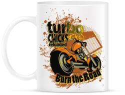 printfashion Turbo chicks - Bögre - Fehér (4666386)