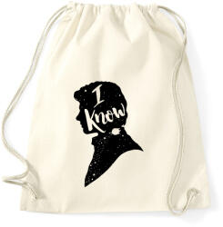 printfashion Tudom. . . - Sportzsák, Tornazsák - Natúr (585545)