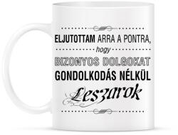 printfashion bizonyos-dolgokat-1-black - Bögre - Fehér (791187)
