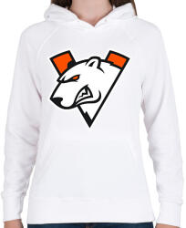 printfashion Virtus Pro logo - Női kapucnis pulóver - Fehér (1737516)