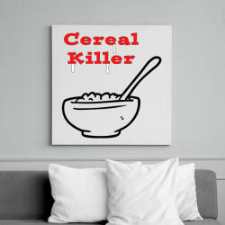 printfashion gabona gyilkos - Vászonkép - Fehér (6628398)