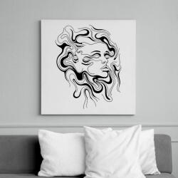 printfashion Imagine - Vászonkép - Fehér (15894673)