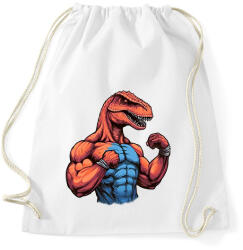 printfashion Kigyúrt raptor - Sportzsák, Tornazsák - Fehér (14020440)