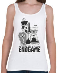 printfashion Sakk végjáték 1 - Női atléta - Fehér (4941411)