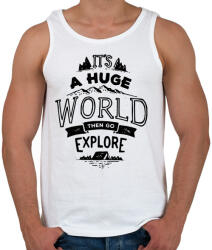 printfashion Adventure - Férfi atléta - Fehér (537042)