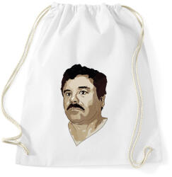 printfashion El Chapo - Sportzsák, Tornazsák - Fehér (2861766)