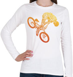 printfashion BMX - Női hosszú ujjú póló - Fehér (12047446)