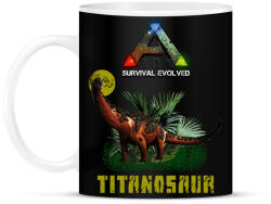 printfashion ARK-TITANOSAUR - Bögre - Fekete (6122572)