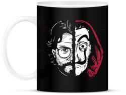printfashion A nagy pénzrablás - Professor - Bögre - Fekete (5344796)