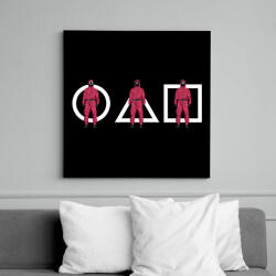 printfashion Squid game - Vászonkép - Fekete (6660439)