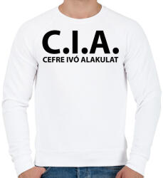 printfashion Cefre ivó alakulat fekete - Férfi pulóver - Fehér (5240705)