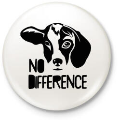 printfashion Nincs különbség - Kitűző, hűtőmágnes - Fehér (8152704)
