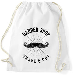 printfashion Barber shop - Sportzsák, Tornazsák - Fehér (6185932)