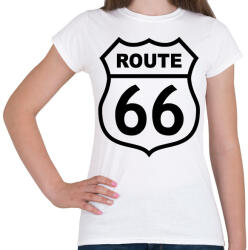 printfashion route 66 - Női póló - Fehér (11592885)