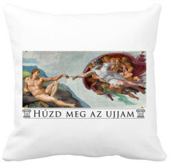 printfashion Húzd meg az ujjam! - Párnahuzat, Díszpárnahuzat - Fehér (1847352)