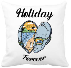 printfashion Holiday forever - Nyaralás - Párnahuzat, Díszpárnahuzat - Fehér (6867683)
