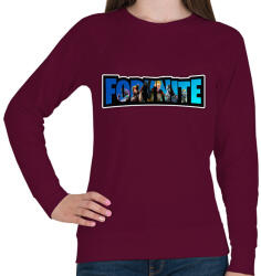 printfashion Fortnite4 - Női pulóver - Bordó (4321747)