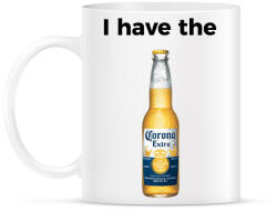 printfashion I have corona - Bögre - Fehér (2308120)