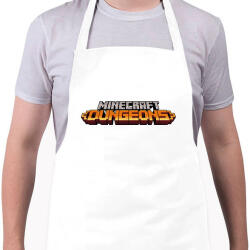 printfashion Minecraft játékmód - Kötény - Fehér (4911425)