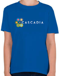 printfashion Cascadia - Gyerek póló - Királykék (15512385)