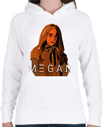 printfashion megan doll - Női kapucnis pulóver - Fehér (13772995)