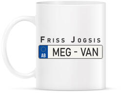 printfashion Friss jogsis - Bögre - Fehér (6392350)