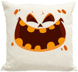 printfashion halloween head - Párnahuzat, Díszpárnahuzat - Lenvászon (392893)