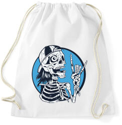 printfashion Koponya baseball sapkával - Sportzsák, Tornazsák - Fehér (11518158)