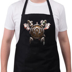 printfashion Ork címer - Kötény - Fekete (4930579)