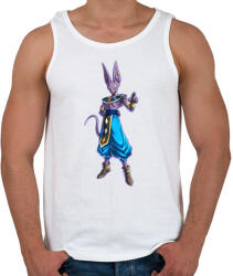 printfashion Beerus - Férfi atléta - Fehér (1268560)