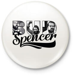 printfashion Bud Spencer fotós - Kitűző, hűtőmágnes - Fehér (9829548)