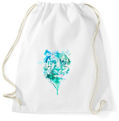 printfashion Tiger tree - Sportzsák, Tornazsák - Fehér (239580)