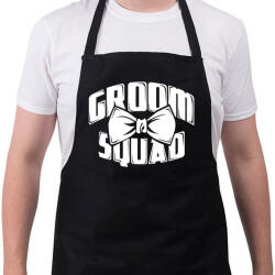 printfashion Vőlegény creww - Kötény - Fekete (4934786)