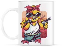 printfashion Gangster Canary_Rajztábla 1 - Bögre - Fehér (4308081)