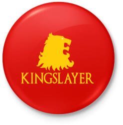 printfashion Kiralyölő - Kitűző, hűtőmágnes - Piros (3111011)