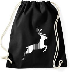 printfashion Deer - Sportzsák, Tornazsák - Fekete (2941616)