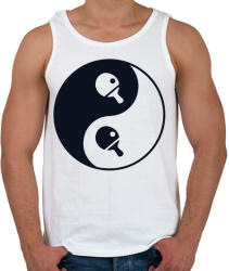 printfashion Jin Jang - Pingpong - Férfi atléta - Fehér (6990931)