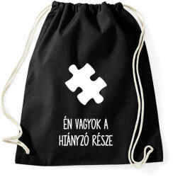 printfashion Hiányzó rész1 - Sportzsák, Tornazsák - Fekete (15583616)