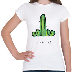 printfashion Fucktus - Női póló - Fehér (14000418)