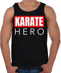 printfashion KARATE HERO - Férfi atléta - Fekete (9449662)